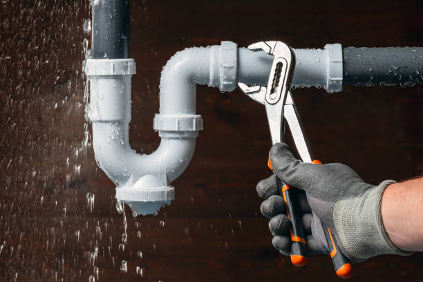 Professional Plumbing technician working in Hallieford, VA
